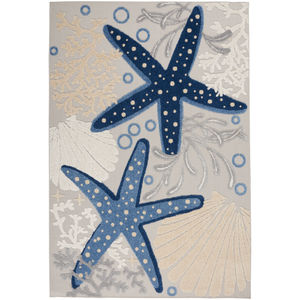 Aloha ALH24 Blue/Grey Area Rug