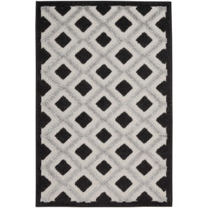 Aloha ALH26 Black White Area Rug