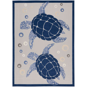 Aloha ALH27 Navy Blue Area Rug