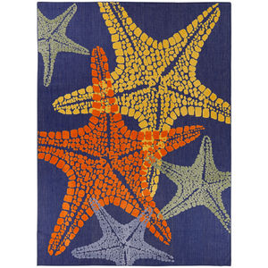 Aloha ALH28 Blue Multicolor Area Rug