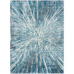 Ambiance AMI01 Blue Silver Area Rug