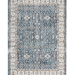 American Manor AMR01 Blue/Ivory Area Rug