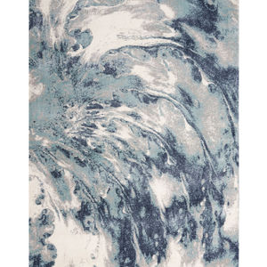 American Manor AMR03 Blue/Ivory Area Rug