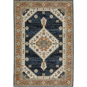 Andorra 2281e Blue/Orange Area Rug