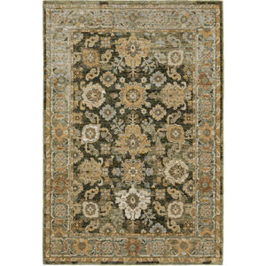 Andorra 2417b Green/Gold Area Rug