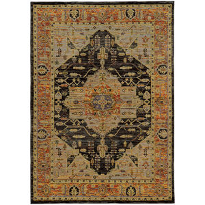Andorra 7138b Gold/Grey Area Rug