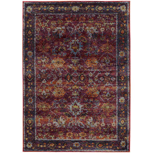 Andorra 7153a Red/Purple Area Rug