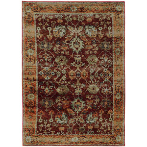 Andorra 7154a Red/Gold Area Rug