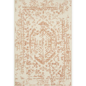 Annie ANN-01 White/Rust Area Rug