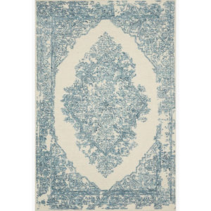 Annie ANN-02 White/Blue Area Rug