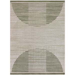 Astra Machine Washable ASW03 Ivory Olive Rug