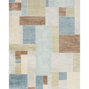 Astra Machine Washable ASW09 Blue Green Rug