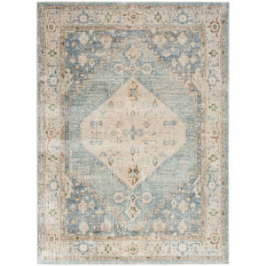 Astra Machine Washable ASW11 Silver Blue Rug
