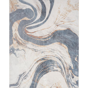 Astra Machine Washable ASW15 Ivory Blue Rug