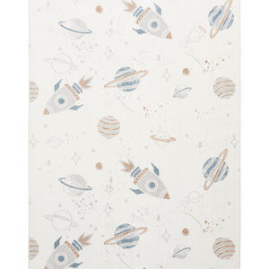 Astra Machine Washable ASW18 Ivory Rug