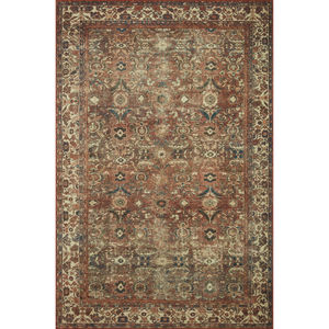 Banks BAN-04 Brick/Ivory Area Rug
