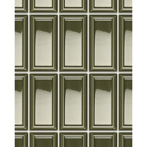 Baroque Olive Glossy Ceramic Tile