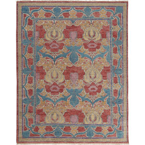Beall 6633F Blue/Red/Yellow Rug