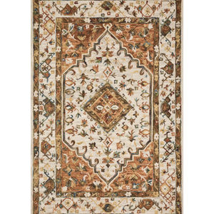 Beatty BEA-01 Ivory/Rust Area Rug