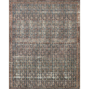 Billie BIL-02 Ocean/Brick Area Rug