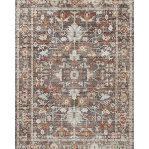 Bonney BNY-07 Charcoal/Spice Area Rug