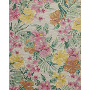Botanical BOT-03 Ivory/Sunrise Area Rug