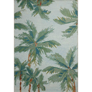 Botanical BOT-04 Sky/Green Area Rug