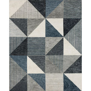 Drew & Jonathan Bowen Oblique Blue Area Rug