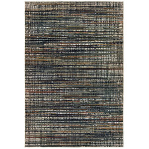 Bowen 1332h Black/Navy Area Rug