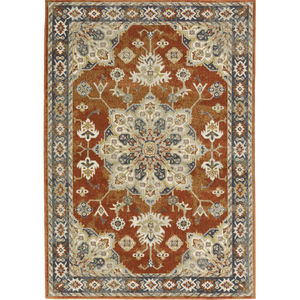Branson br04a Rust/Beige Area Rug