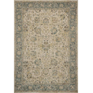 Briar BRR-05 Ant. Ivory/Blue Area Rug