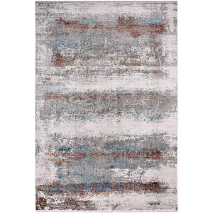 Cadiz 3902F Gray/Red/Blue Area Rug