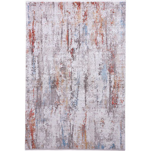 Cadiz 3903F Gray/Red/Blue Area Rug