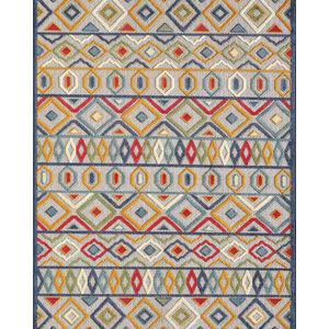 Calla 6928 Ivory/Multi Aztec Area Rug