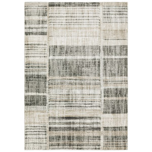 Cambria 55x Beige/Charcoal Area Rug