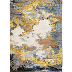 Caravan 530v Yellow/Blue Area Rug