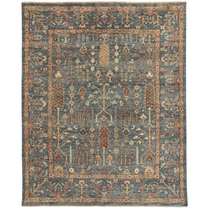 Carrington 6499F Blue/Red/Gold Area Rug