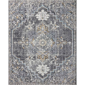 Cassandra CSN-02 Charcoal/Gold Area Rug
