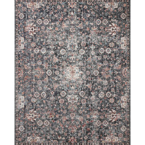 Cassandra CSN-03 Charcoal/Rust Area Rug