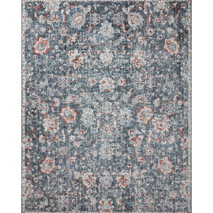 Cassandra CSN-04 Blue/Rust Area Rug