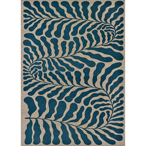 Castille Fiore Petrol Area Rug