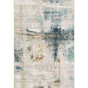 Cavett CAV03 Ivory/Blue Area Rug
