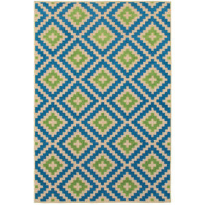 Cayman 2063z Sand/Blue Area Rug