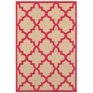 Cayman 660p Sand/Pink Area Rug
