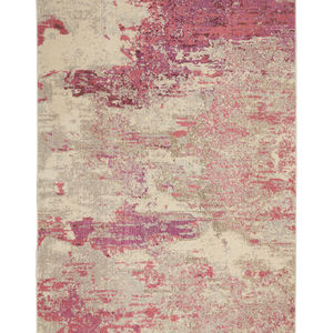 Celestial CES02 Ivory/Pink Area Rug