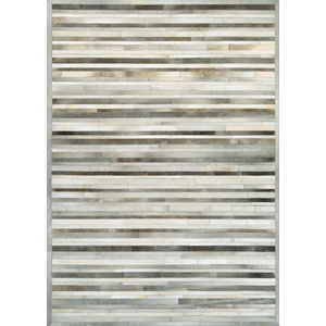 Chalet Plank Grey/Ivory Area Rug