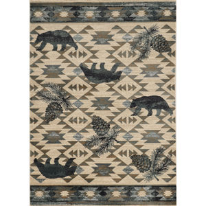 Chester 5634 Ivory/Blue Montana Area Rug
