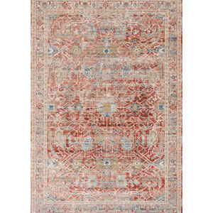 Claire CLE-01 Red/Ivory Area Rug