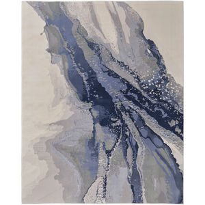 Clio 39K2F Blue/Gray/Ivory Area Rug