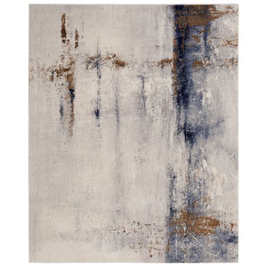 Clio 39LXF Ivory/Blue/Brown Rug
